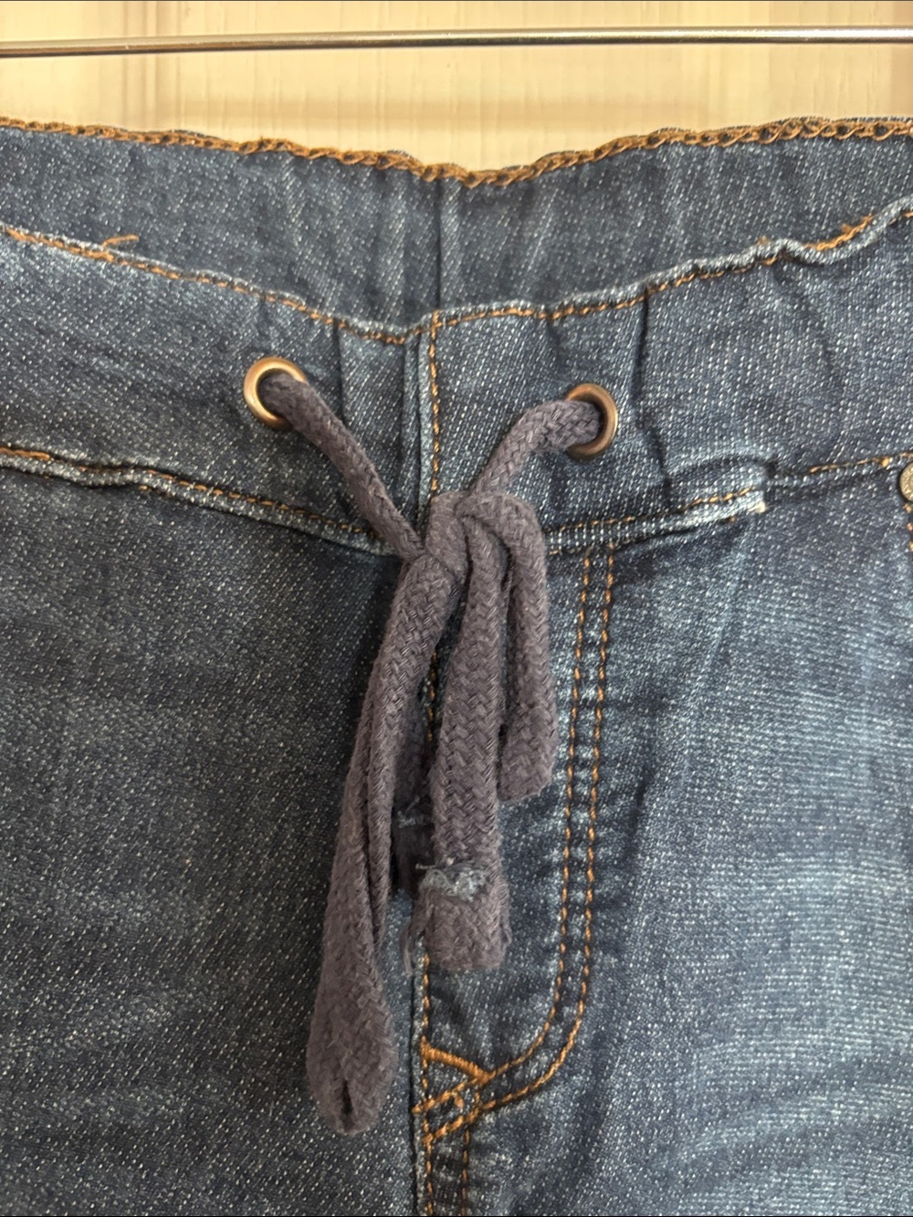 Mavi Navy Blue Drawstring Jeggings - Picture 3 of 7